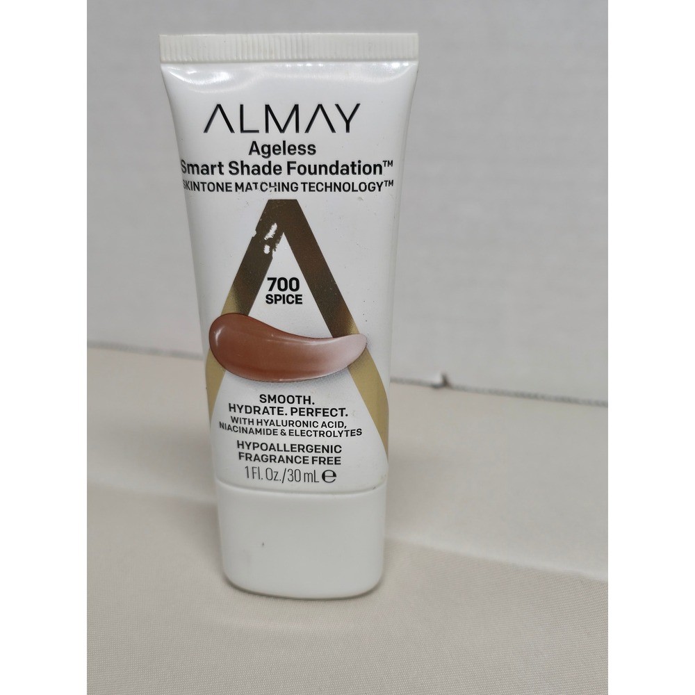 Almay Smart Shade Foundation 700 Spice Skintone Match Hyaluronic Fragrance Free